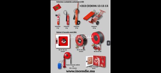 Nouakchott incendie recharge extincteurs